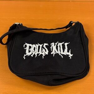 Dolls Kill Black Belt Bag